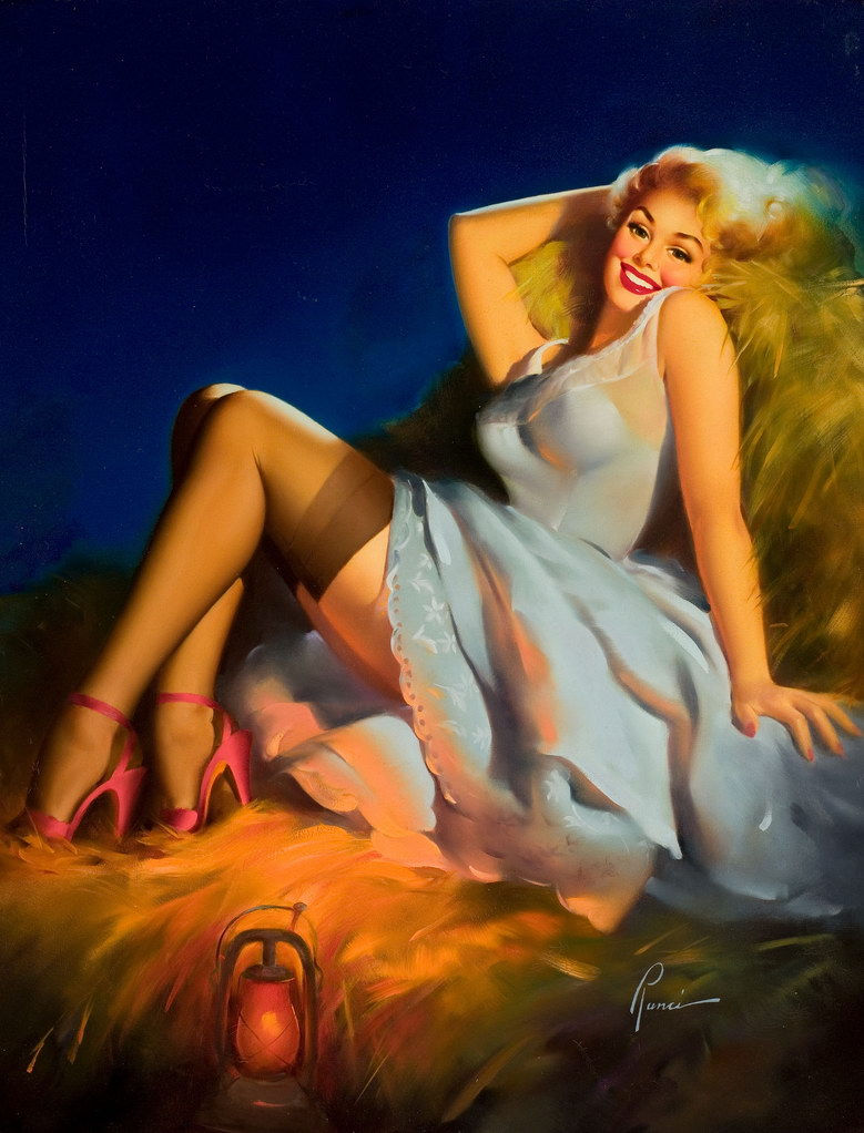 Edward Runci pin up artist - Pearl Davies 3