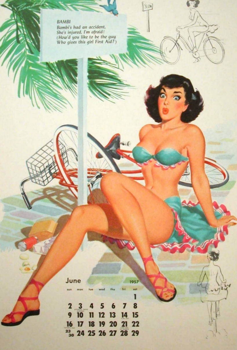 Bill Randall pin-up artist - Pearl Davies 12