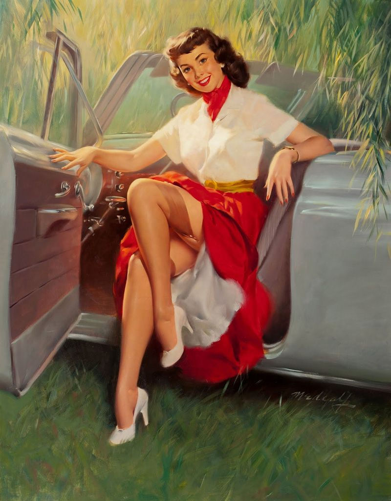 WILLIAM MEDCALF Pin up Artist - Pearl Davies 8