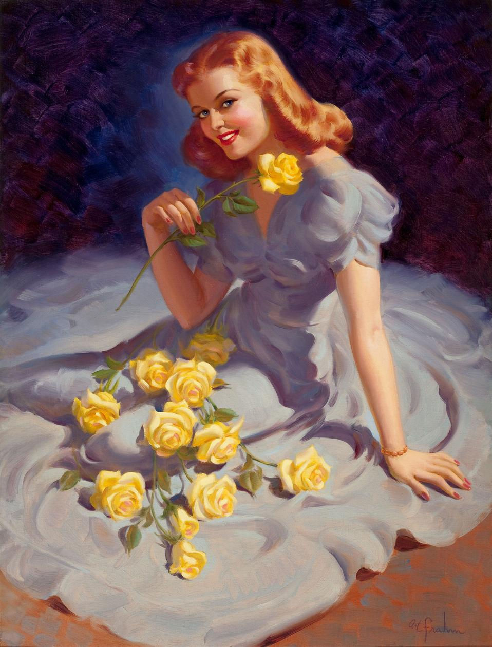 Art Frahm Pin up artist - Pearl Davies 4