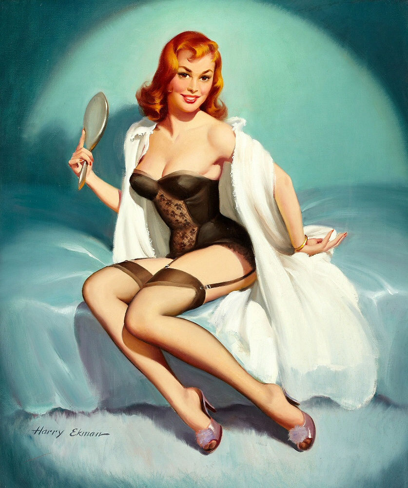Harry Ekman Pin Up artist - Pearl Davies 9