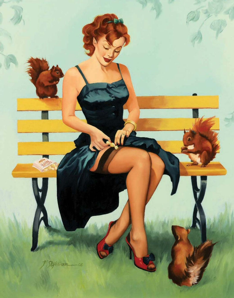 Fiona Stephenson Pinup artist - pearl davies 5