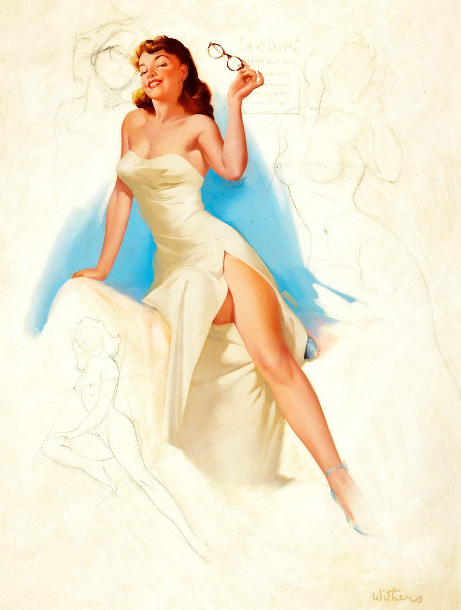 Ted Withers pinup artist - Pearl Davies 5