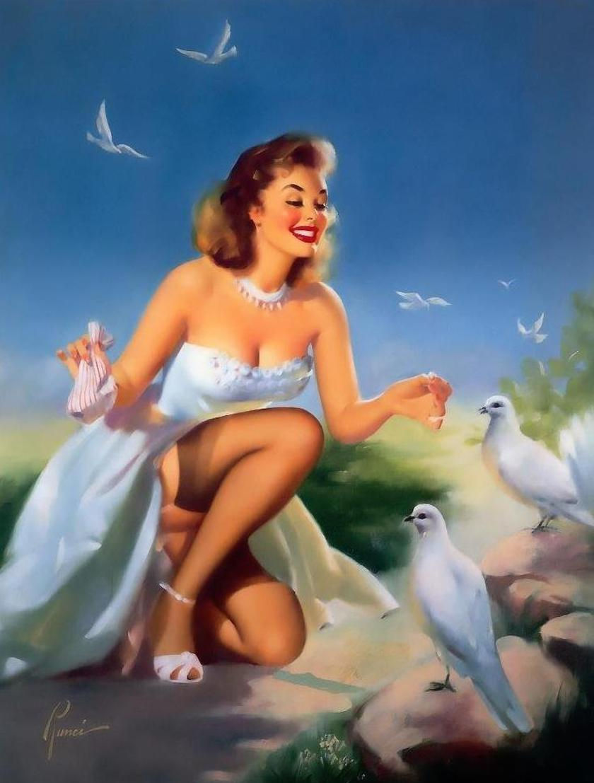 Edward Runci pin up artist - Pearl Davies 4