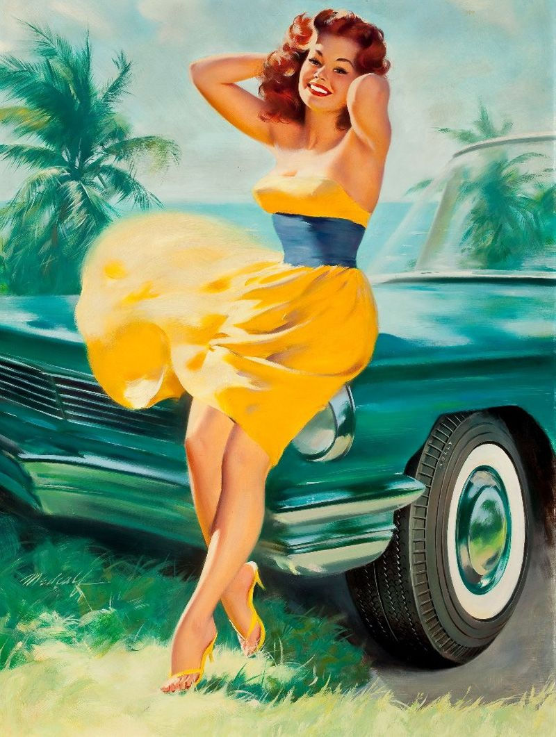 WILLIAM MEDCALF Pin up Artist - Pearl Davies 9