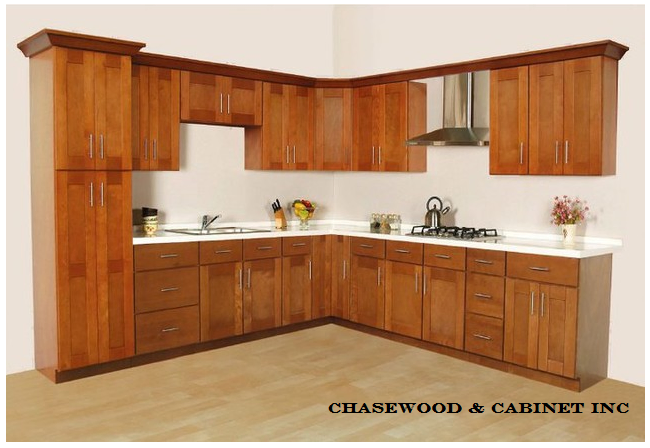 Cinnamon Shaker Chaes Wood Cabinet
