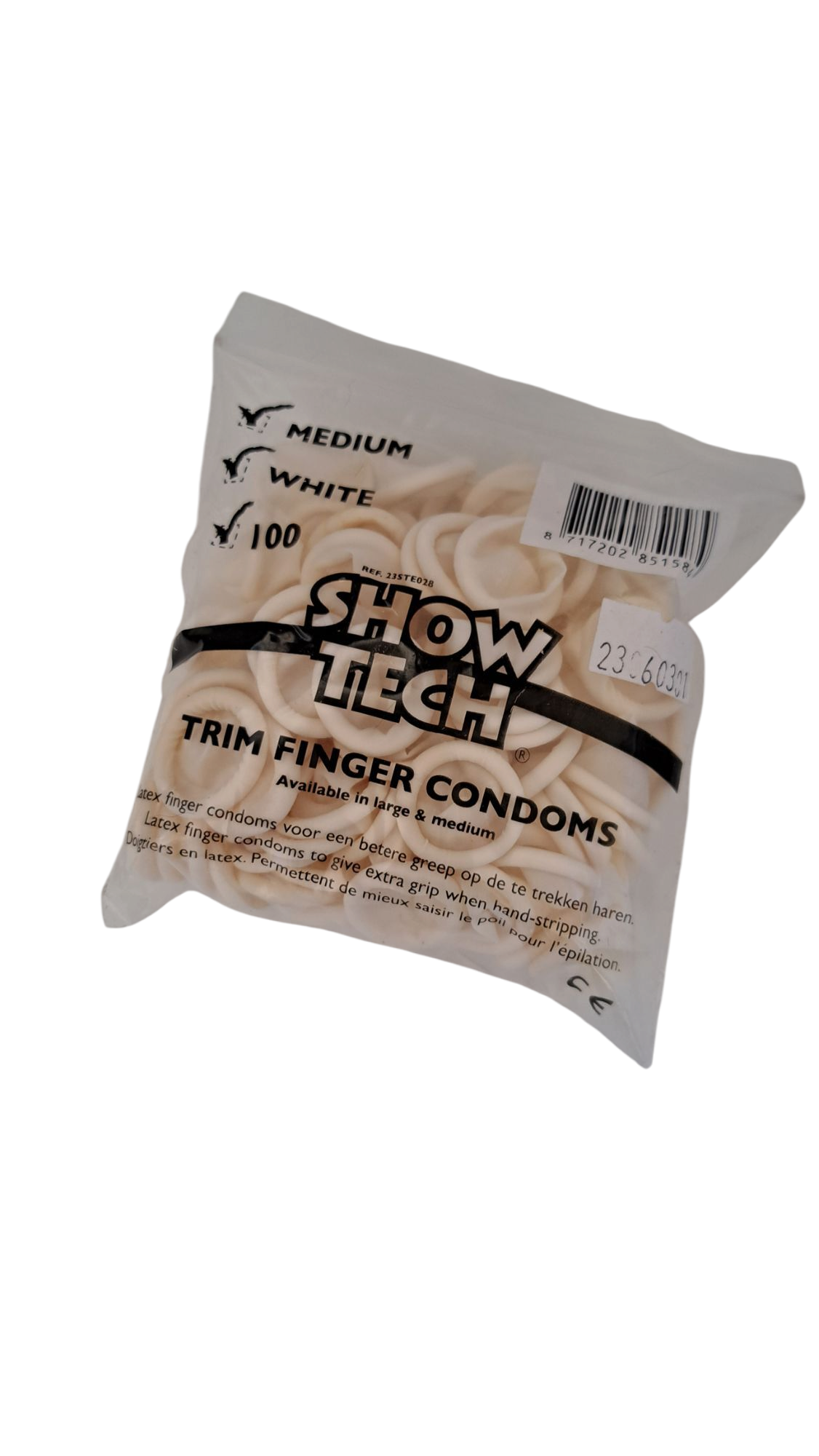 Ditali da stripping in lattice (100 pz)