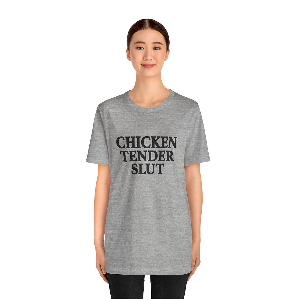 Thumbnail: Chicken Tender Slut Unisex Jersey Short Sleeve Tee