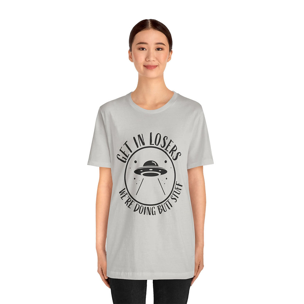 Thumbnail: Get In Losers - We're Doing Butt Stuff Funny Unisex Jersey Short Sleeve Tee