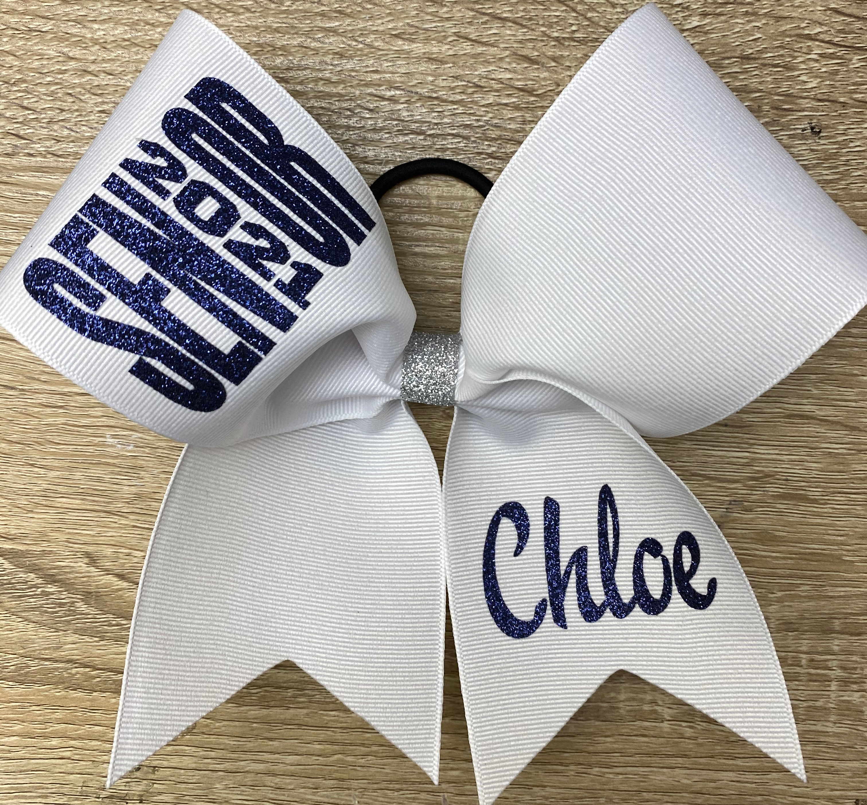 Senior Block Cheer bow