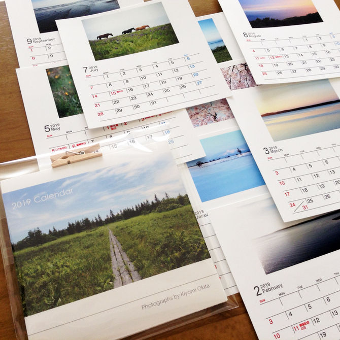 卓上カレンダー