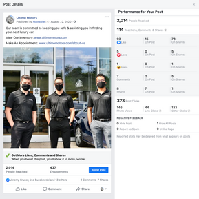 Ultimo Motors - Social Media Post
