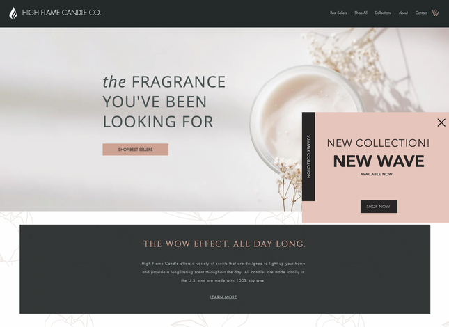 High Flame Candle Co Website Development & Design.png