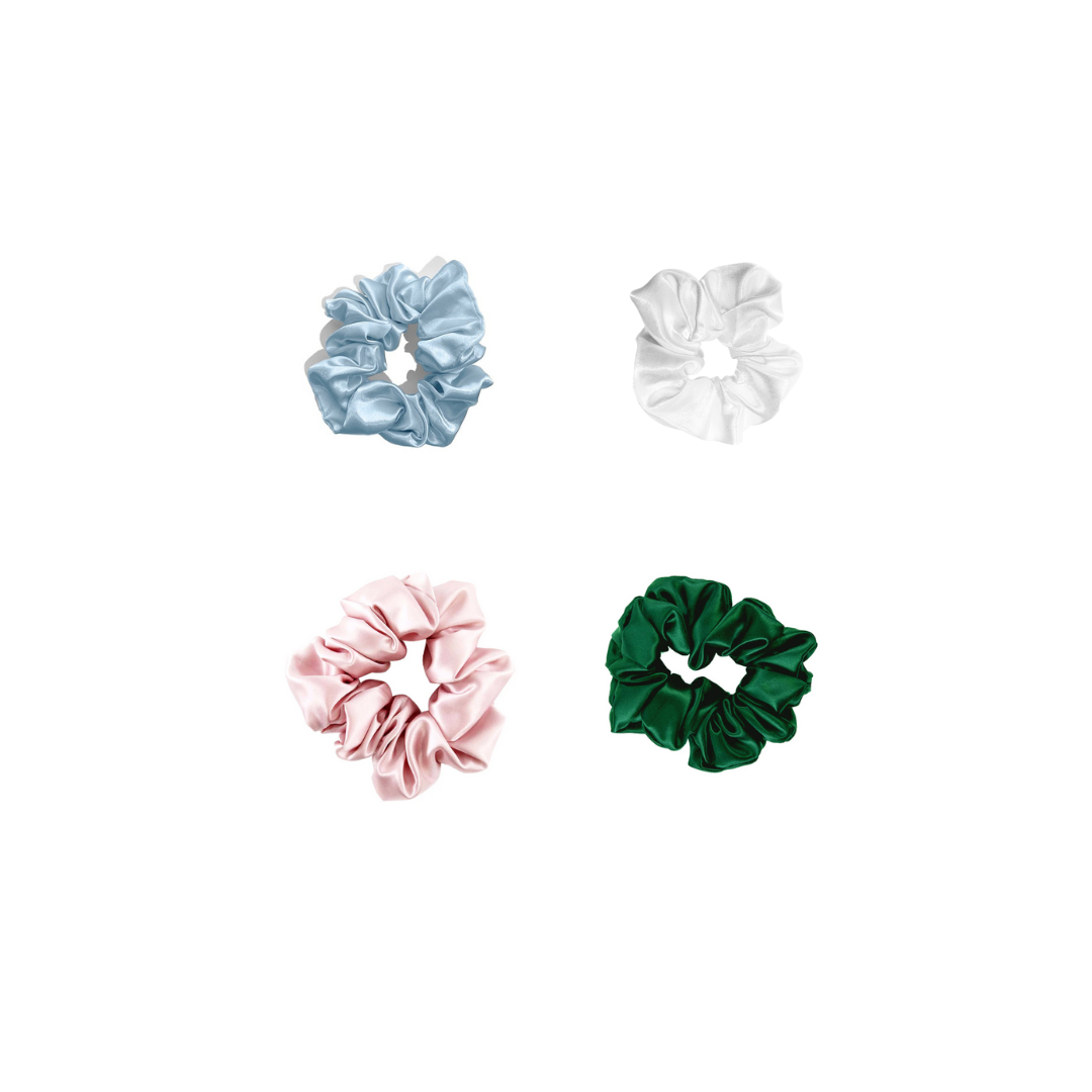 Coffret 4 scrunchies