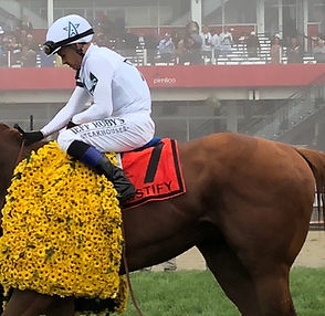Justify is on his way to the Big Sandy in bid for a Triple Crown after a gutsy win at the Preakness