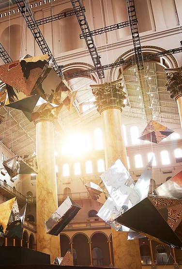 Luminux Custom Installation, LOOK HERE, At The National Building Museum