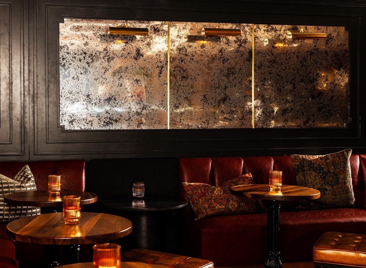 Luminux Antique Mirror at Gingers Cocktail Lounge in Dallas, TX