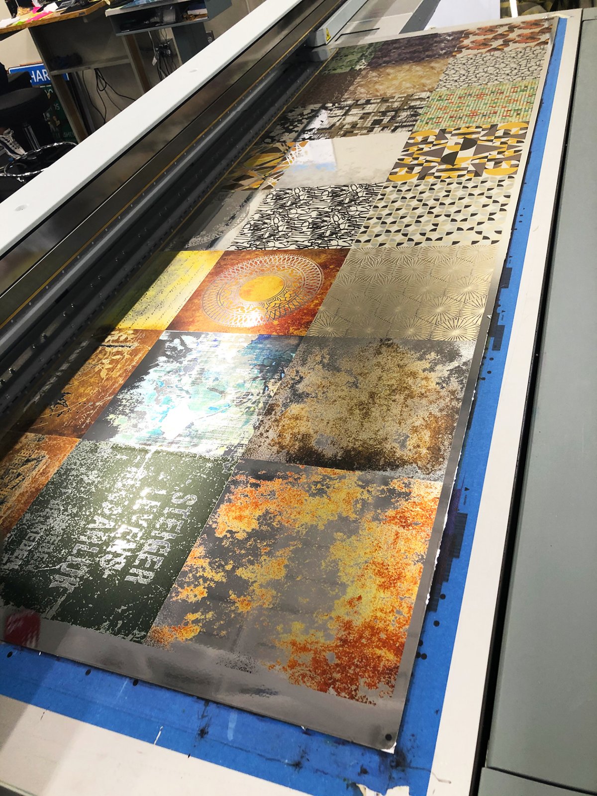 Luminux being printed