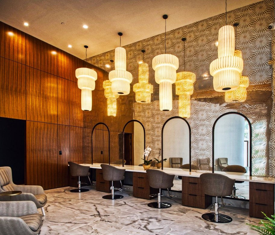 Luminux GEO-GRAPHIC Firecracker as wall covering