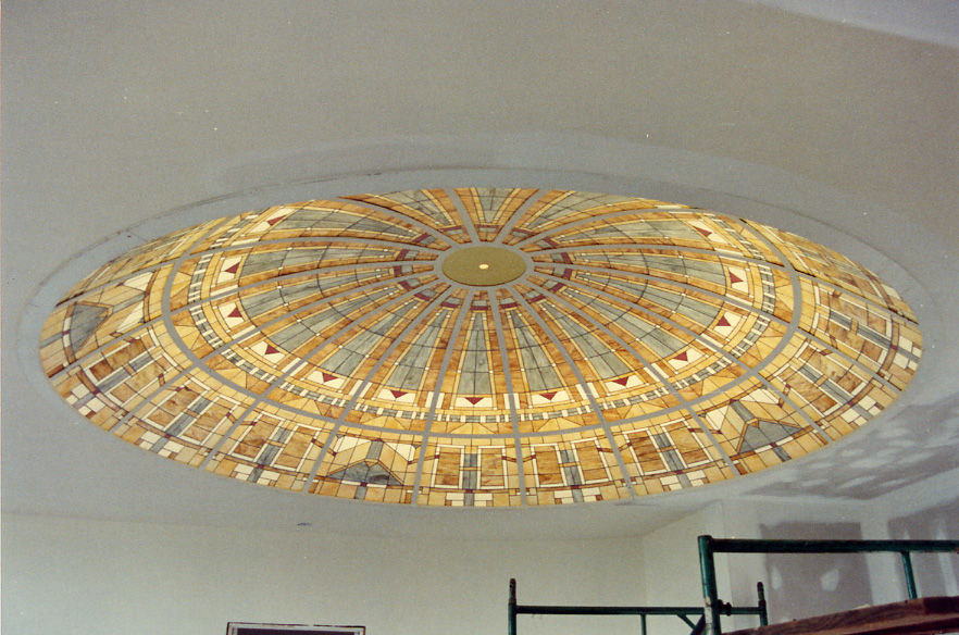 United States Post Office - Stained Glass Dome 1