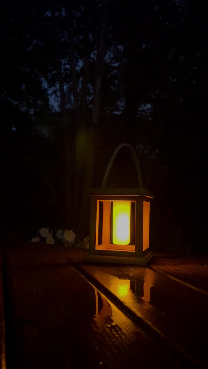 Thumbnail: Solar Powered Flickering light (outdoors)
