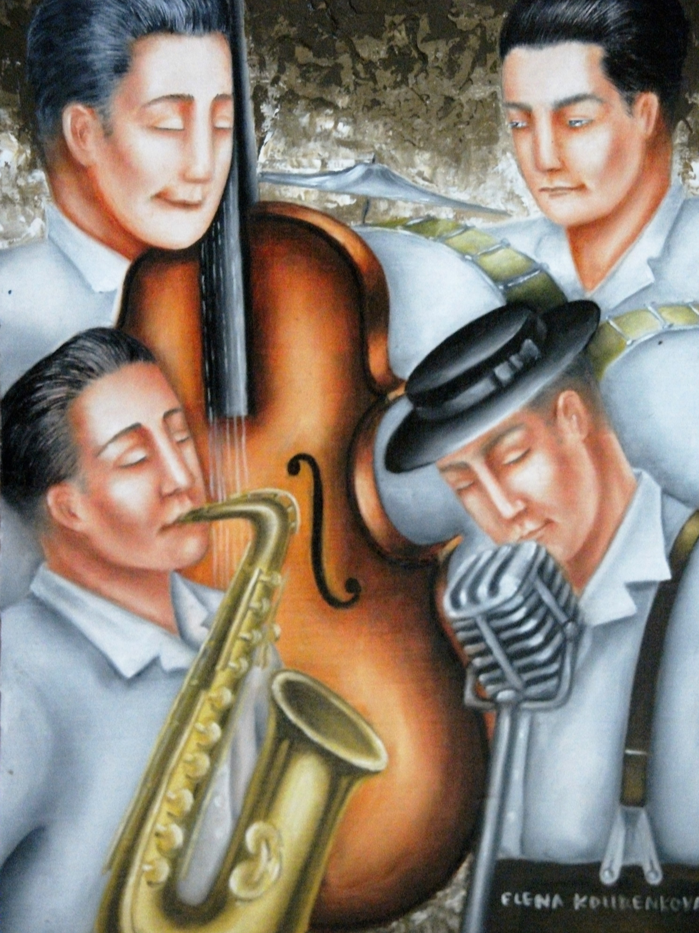 music in art, figurative artwork