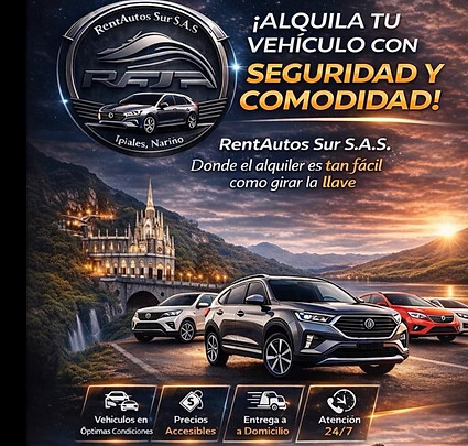 Alquiler de vehículos en Ipiales, Nariño, facil y rapido.
