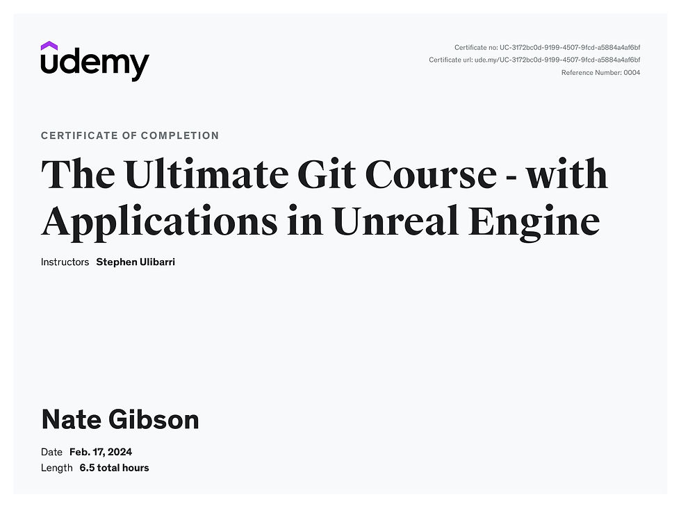 The Ultimate Git Course - with Application in Unreal Engine