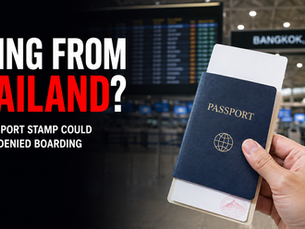 Flying From Thailand? This Souvenir Passport Stamp Could Get You Denied Boarding