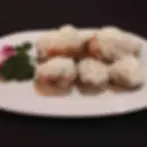 たっぷりココナッツの揚げナス点心