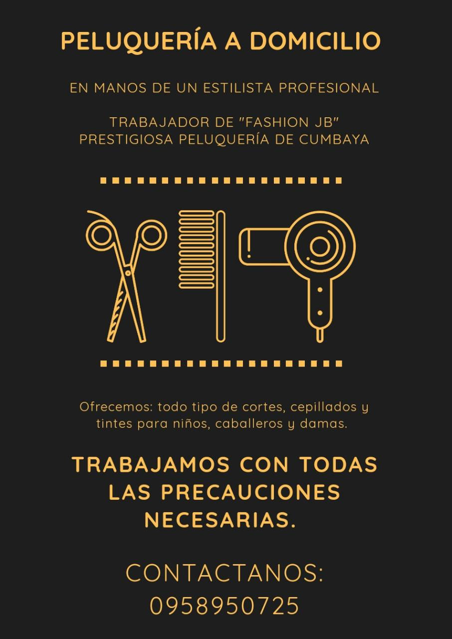 Peluquería a domicilio
