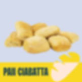 Mini pan ciabatta (2 bolsas)