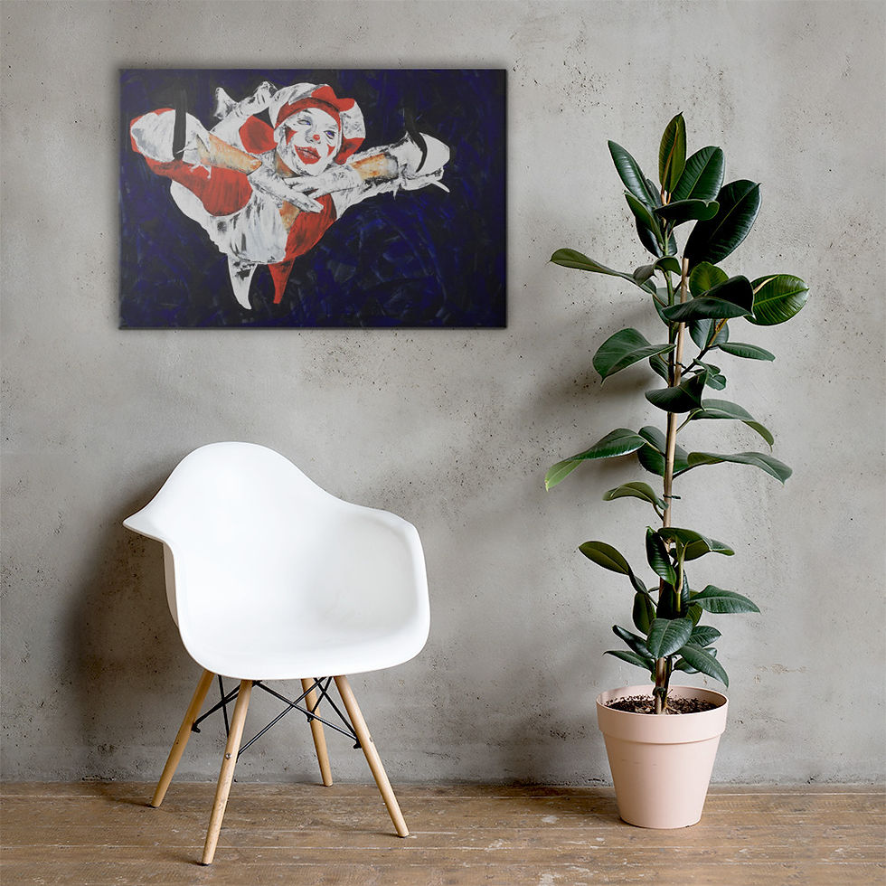 Thumbnail: Clown - Canvas Print
