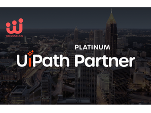 WELCOMELY ACHIEVES UIPATH PLATINUM PARTNERSHIP STATUS