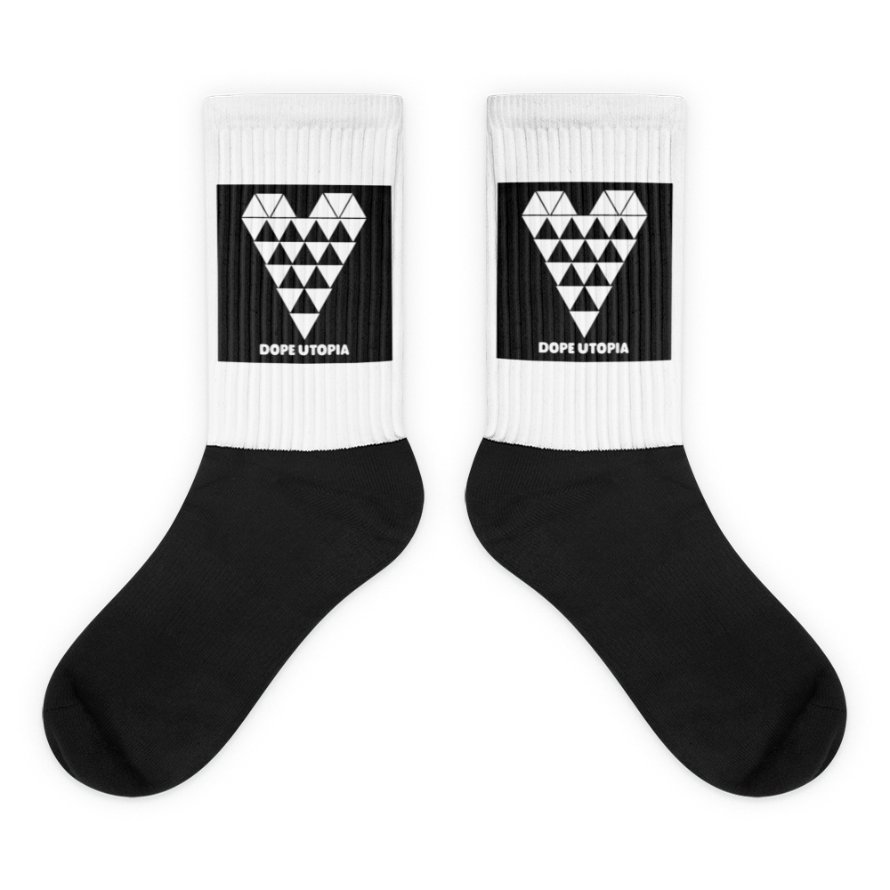 Black Foot Sublimated Socks