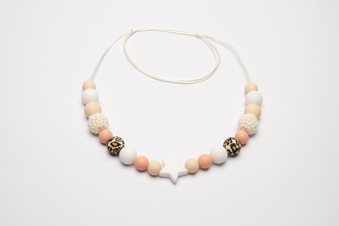 Collar dentición Almendra Print