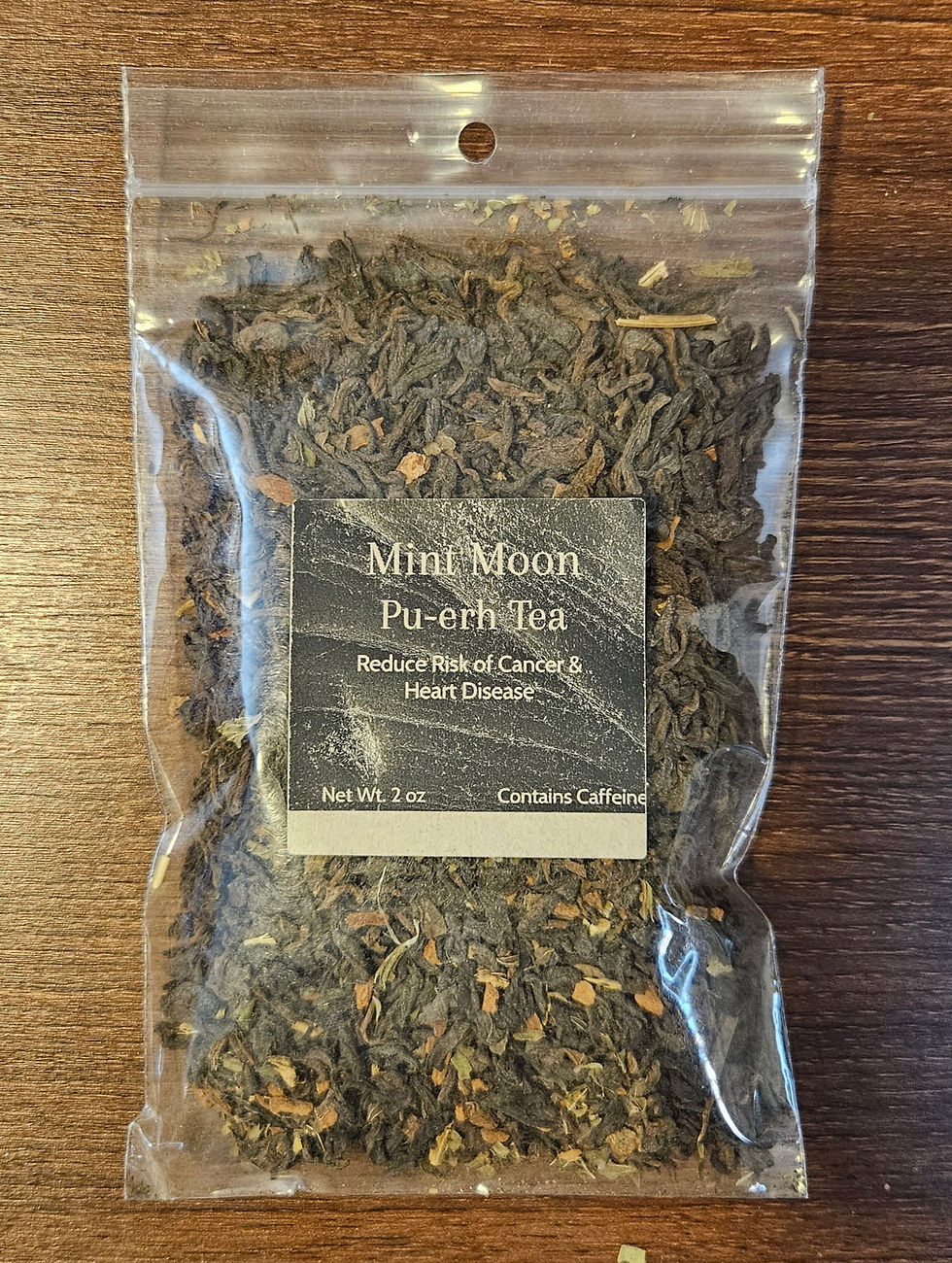 Mint Moon Pu-erh Tea package 2oz