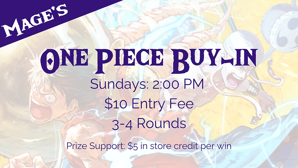 One Piece TCG Casual Locals