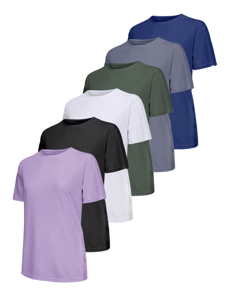 Thumbnail: Women's Solid Color Ultralight Quick Dry Sport T-Shirt,Breathable Lightweight  ,
