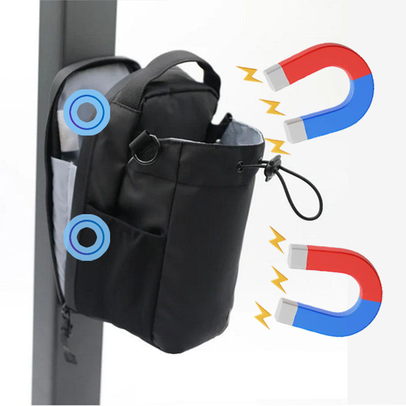 Thumbnail: Magnetic Gym Bag Large Capacity Magnetic Carrier Bag With Phone Pocket Portable 