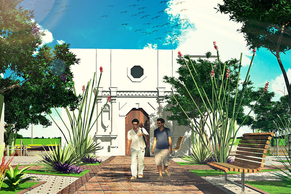 Plaza y Templo