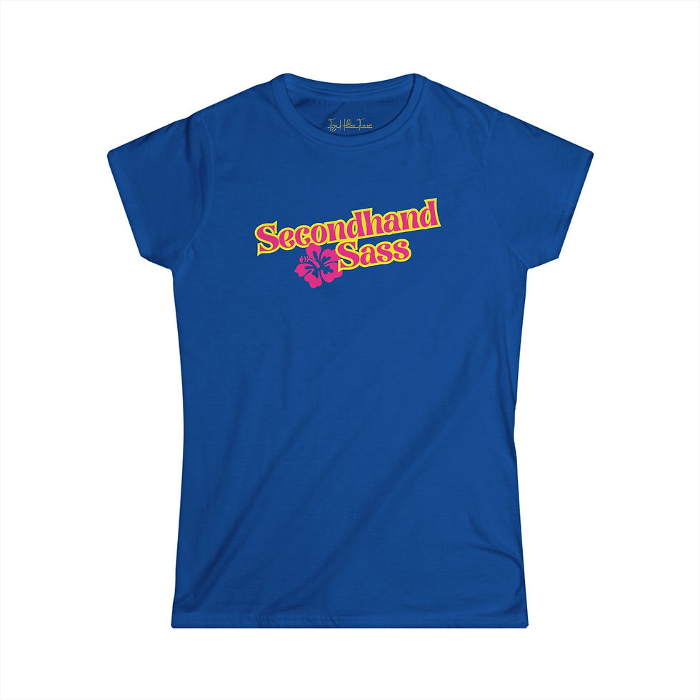 Thumbnail: Sassy Graphic Tee, Secondhand Sass Shirt, Trendy Womens Top, Great Gift Idea 11