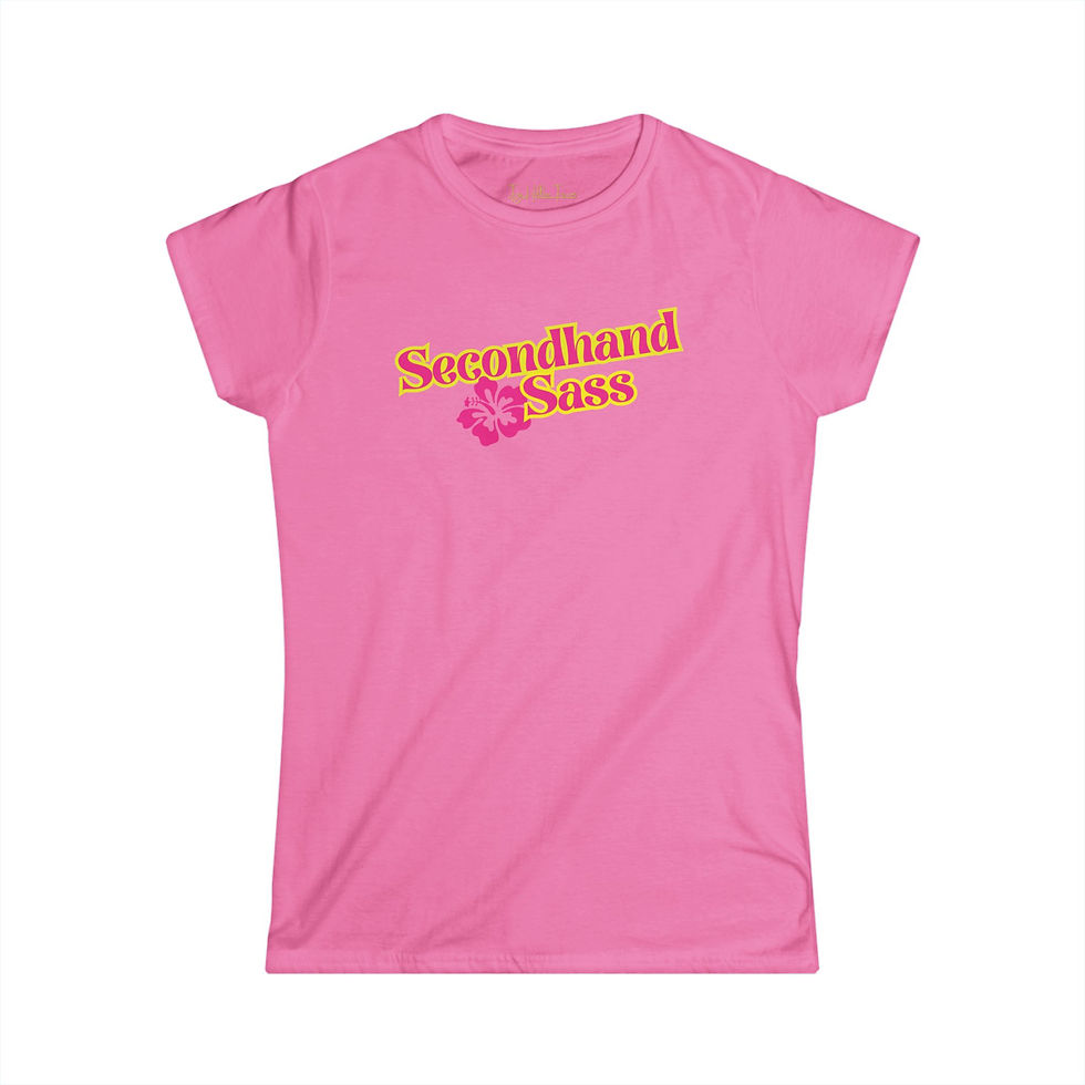 Thumbnail: Sassy Graphic Tee, Secondhand Sass Shirt, Trendy Womens Top, Great Gift Idea 9