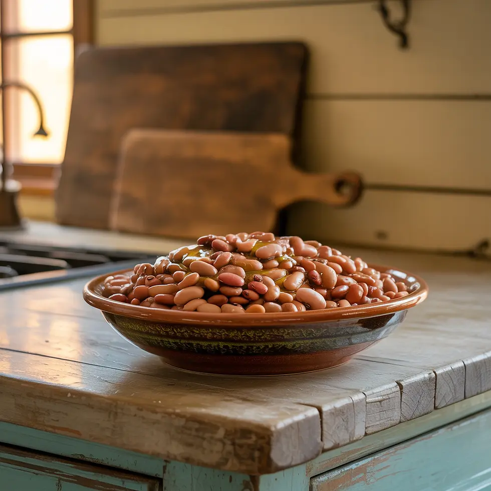 Cooked Anasazi Beans