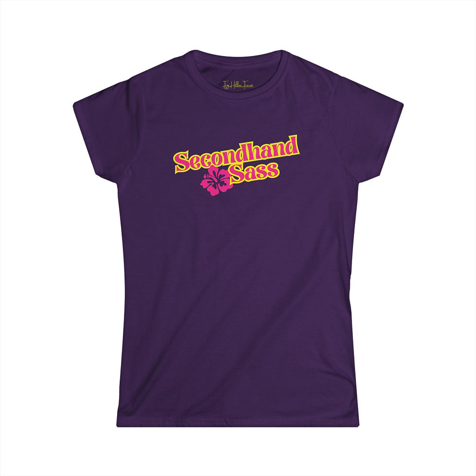 Thumbnail: Sassy Graphic Tee, Secondhand Sass Shirt, Trendy Womens Top, Great Gift Idea 7