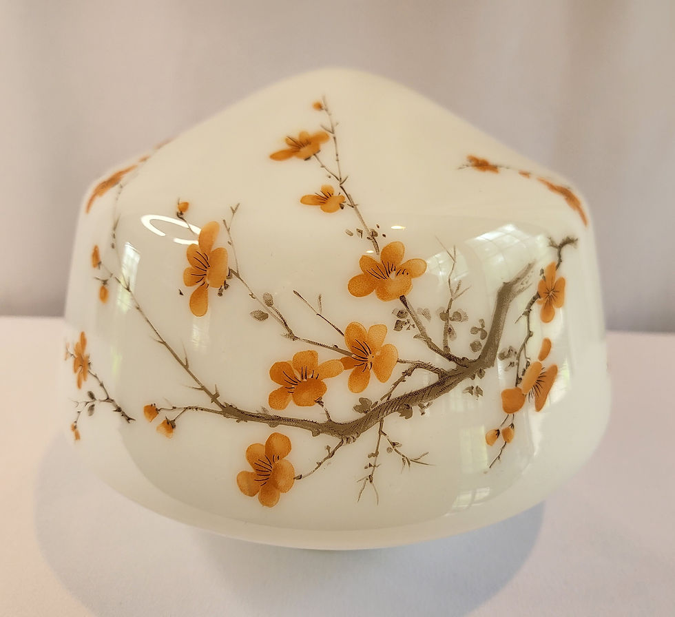 Thumbnail: Vintage Cherry Blossom Ceiling Fan Light Globe