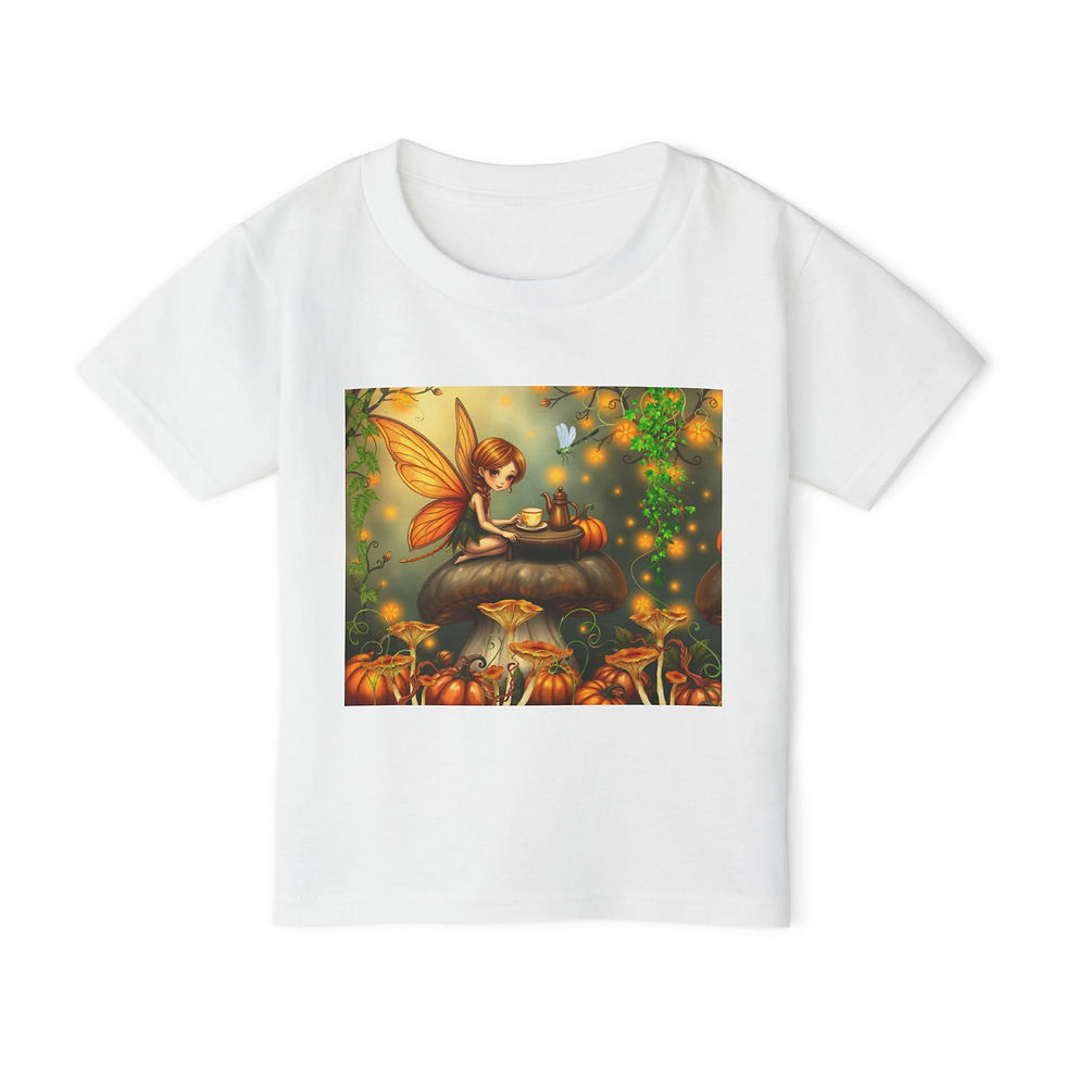 Whimsical Fairy Toddler Shirt, Cute Kids Shirt, Apple, Spice and Everything Nice 1