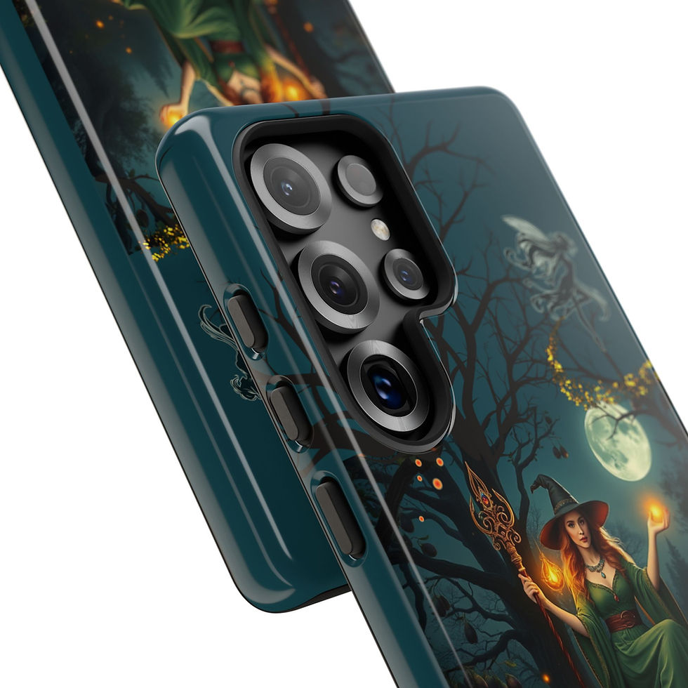 Mystical Witch Phone Case, Samsung S25 Ultra, Tough Cases Enchanted Design 2