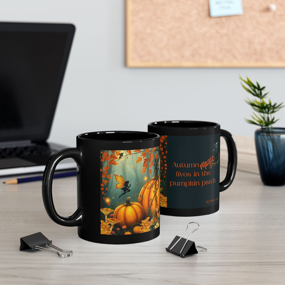 Autumn Magic Pumpkin Mug, Fall Coffee Cup, Seasonal Drinkware. Perfect Gift Mug 1
