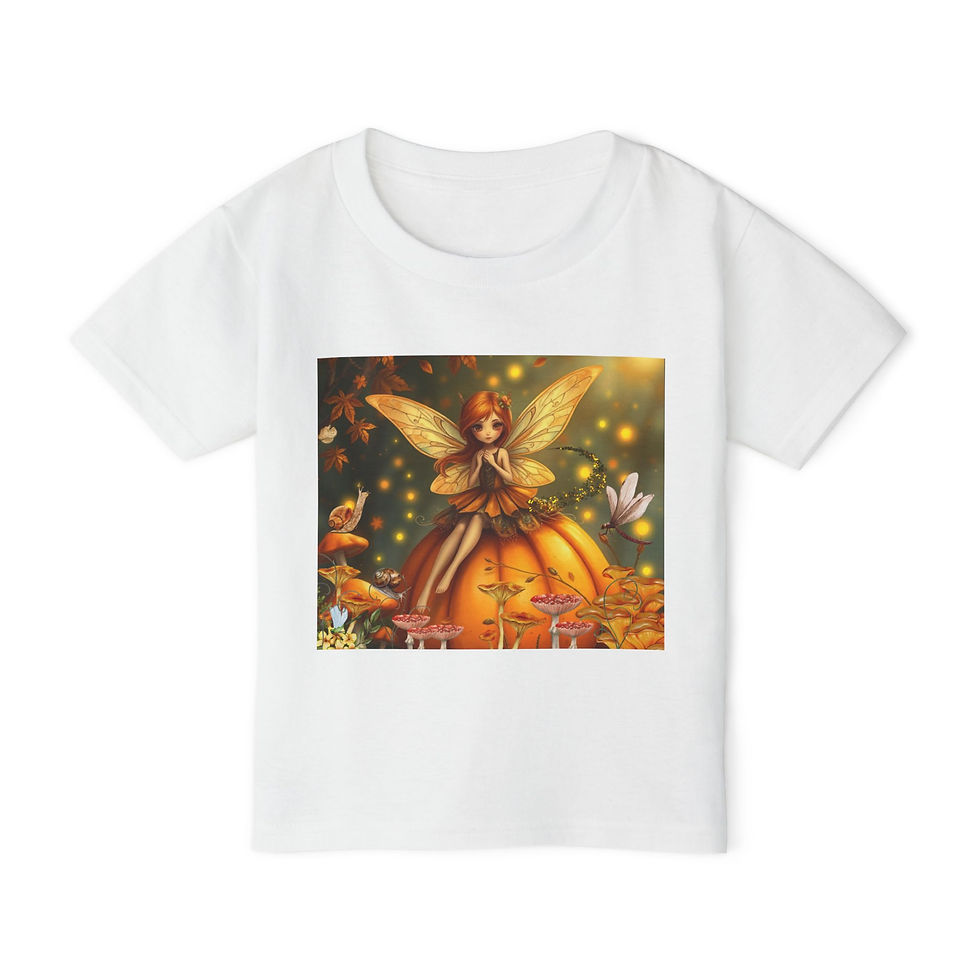 Whimsical Fairy Toddler Shirt, Cute Autumn Kids Shirt, Halloween Gift 2